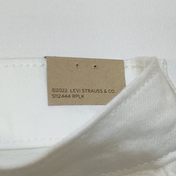 Levi's Mid-Length Mid Rise Shorts Size 32 Cuffed Slim Through Hip Original Style - Picture 8 of 8